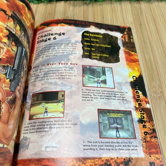 Duke Nukem Time to Kill GW Press Official Exclusive Strategy Game Guide Book - Picture 7 of 14